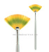 Colorful small fan brush