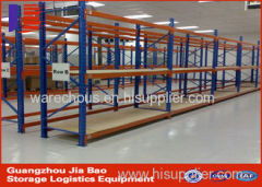 Custom Long Span Stacking Warehouse Storage Racks 5 Tier Shelving Unit 100-800 Kg / level