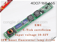 8_18W EMC certification fluorescent lamp driver