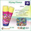Paint Party Streamer Spray , Red / Yellow / Blue Celebration Flying Flower