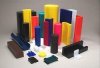 Black and White UHMWPE Rod/Bar