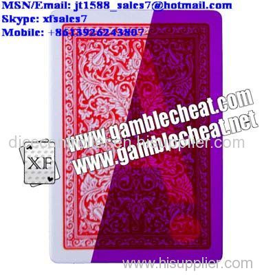 XF Fournier Blue marked cards for contact lenses and poker cheat