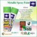 Professional Aerosol Metallic Green Spray Paint For Glass / Plastic