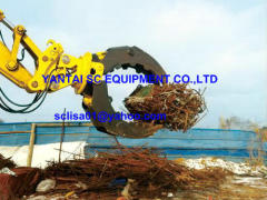 hydraulic grapple wood grab log grapple