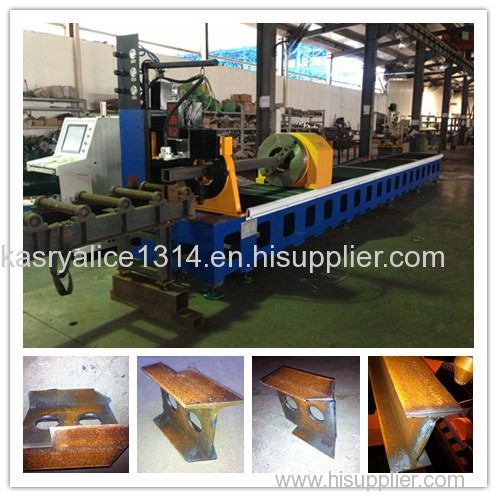 cnc plasma and flame cutting machine with plasma height control