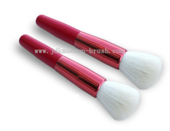 Red handle white goat hair blush brush