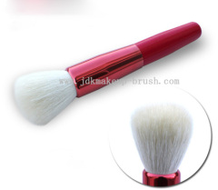 Red handle white goat hair blush brush