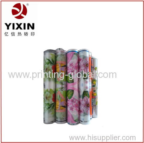 PP heat transfer printing film for paint bucket with strong adhesive