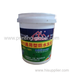 PP heat transfer printing film for paint bucket with strong adhesive