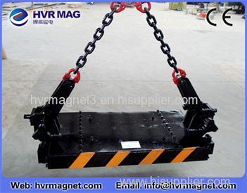 Permanent Lifting Magnet for lifting short and thick steel plate.
