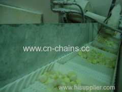 Perforated Flat Top E30 conveyor belt dimensions of opening 2*5/2*8