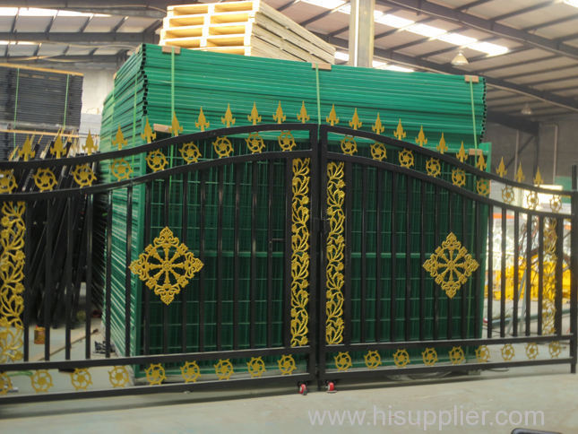 Discount ex-stock Iron gate and crowd control barrier with lower price