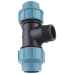 pp male thread tee compression pipe fittings