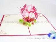 Love pop up 3D greeting card