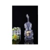 ACRYLIC TRANSPARENT MUSICAL VIOLIN METAL GOLDEN 18 NOTE KEY WIND MUSIC BOX MOVEMENT