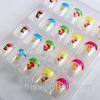 Disney Barbie Doll Fake Fingernails Fashionable Plastic Flower Art Nail