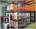 Adjustable Double Deep Pallet Racking System For Industrial , 75mm Square Hole