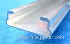 30mm * 10mm * 4000mm/6000mm Greenhouse Aluminium Profiles with groove , plastic film profile