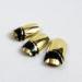 Beautiful Gold Metallic Fake Nails Plastic Artificial Fingernail Art French Style