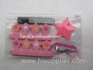 Star Nail Kits Sets With Silver Nail Clipper And Grey Plastic Nail Buffer