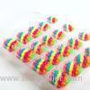 Lovely 3D Spiky Silicone Fake Nails Coloful Plastic Artificial Nail Art