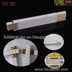 High quality 2m 10 folds zollstock carpenter ruler wooden folding ruler