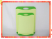 2PCS ANTIBACTERIAL PLASTIC CHOPPING BOARD SET