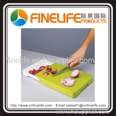 Cut & Collect Chopping Board with Integrated Drawer