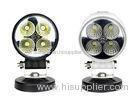 12w Super Bright Round Off Road Led Work Light 4x4 / Driving Lights Shock Proof
