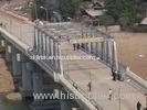 Cable Stayed Modular Steel Pedestrian Bridge Heavy LoadingFor Delta