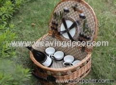 wicker basket picnic basket storage basket for garden