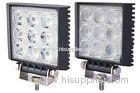 Square Auto Driving Light 27w Led Work Lights For Trucks Life Span 50000 Hours