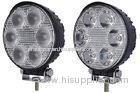 Round 900 Lumen Led Flood Lights For Trucks , Automotive Work Light 12V 24V