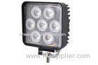 4x4 Driving Lights , DC 12V Led Work Lights For Trucks PMMA Lens Aluminium alloy Housing