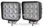 12V Driving off road Car Lighting System 27W Led Work Lights For truck and trailer