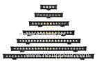 6063 Aluminium Alloy Single Row Off Road LED Light Bars 4x4 Auto parts , 38 / 44 Inch