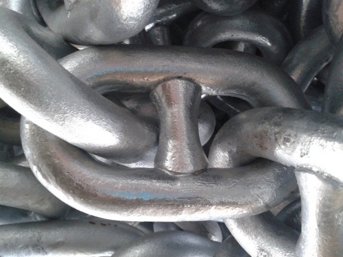 Anchor chain with stud link U2-32mm