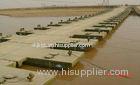 temporary floating bridge floating water bridge army pontoon bridge