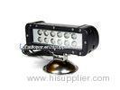 12V 24V Dual Row Led Light Bar 24w Toughened Glass Lens Work Lights For Trucks