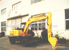 mini wheel excavator 8 ton