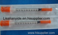 Disposable Insulin Syringe with Ultra-Fine Needle