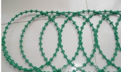Colourful Powder-coating Razor Barbed Wire