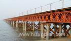 Prefabricated Compact Bailey Bridge / Portable Steel Bridge Light Weight