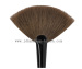 Black copper ferrule face makeup brushes
