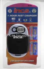 SCH600F Super Quick LCD AA/AAA charger