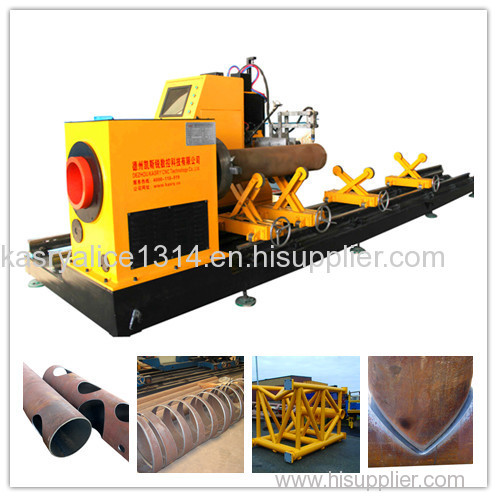 plasma flame CNC tube cutting machine, plasma flame CNC pipe cutting machine