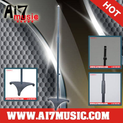 AI7MUSIC Easy Height Adjust Microphone Stand With Boom