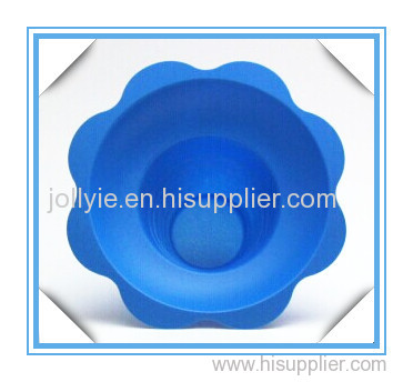 Hawaii shaved ice flower cup blue color manufacture