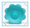 gloss blue color snow cone flower cups factory