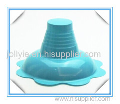 gloss blue color snow cone flower cups factory